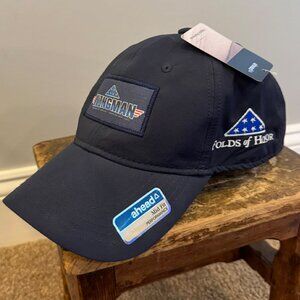 Navy Blue Wingman Folds of Honor Baseball Hat Velcro Back NWT